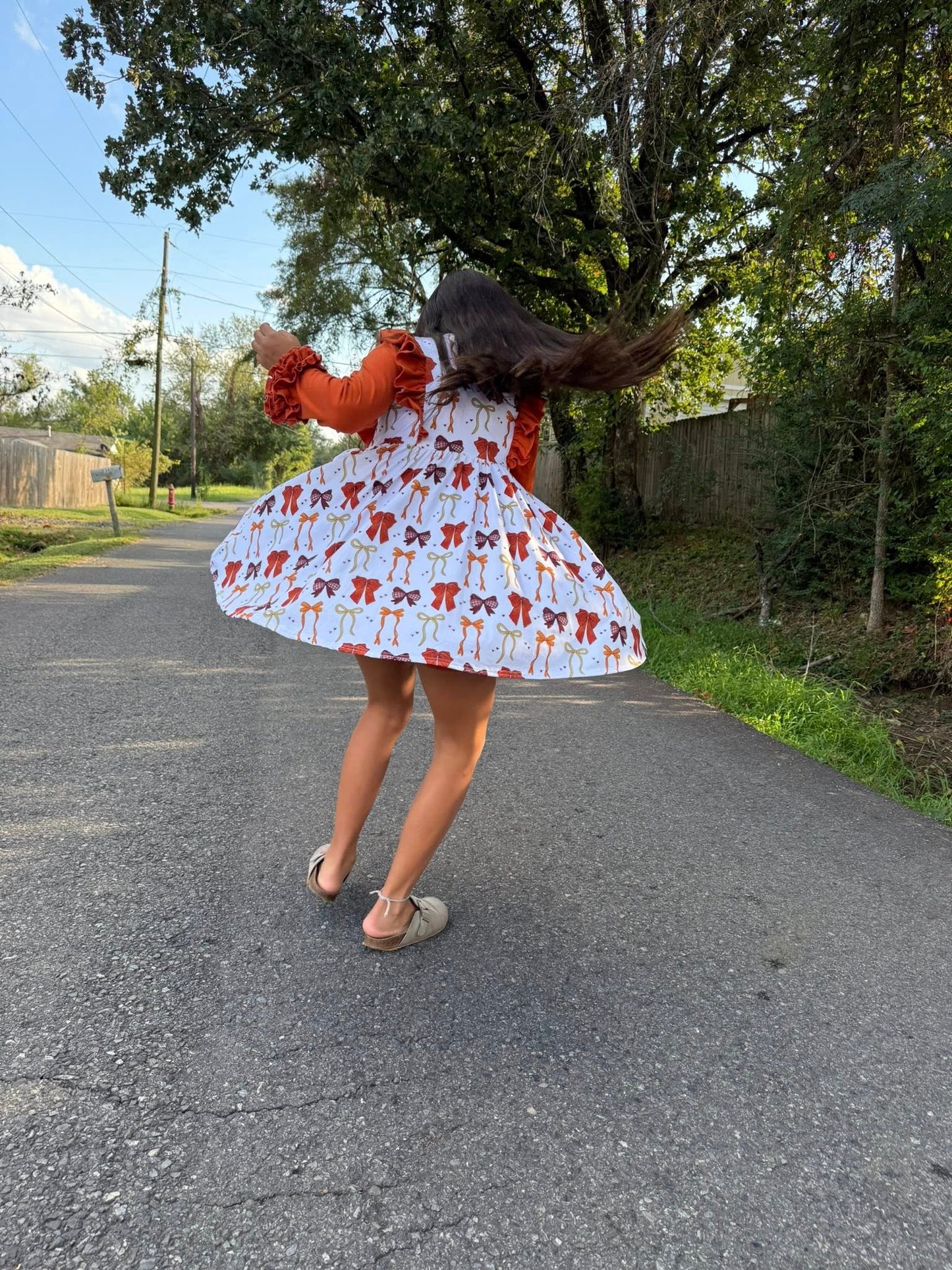 fall bows willow dress