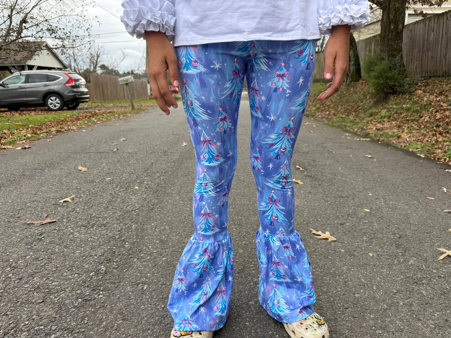 bright pastel Christmas tree bells