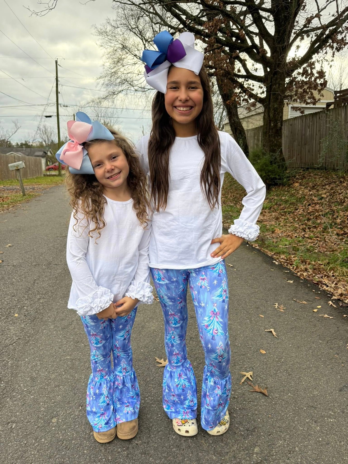 bright pastel Christmas tree bells