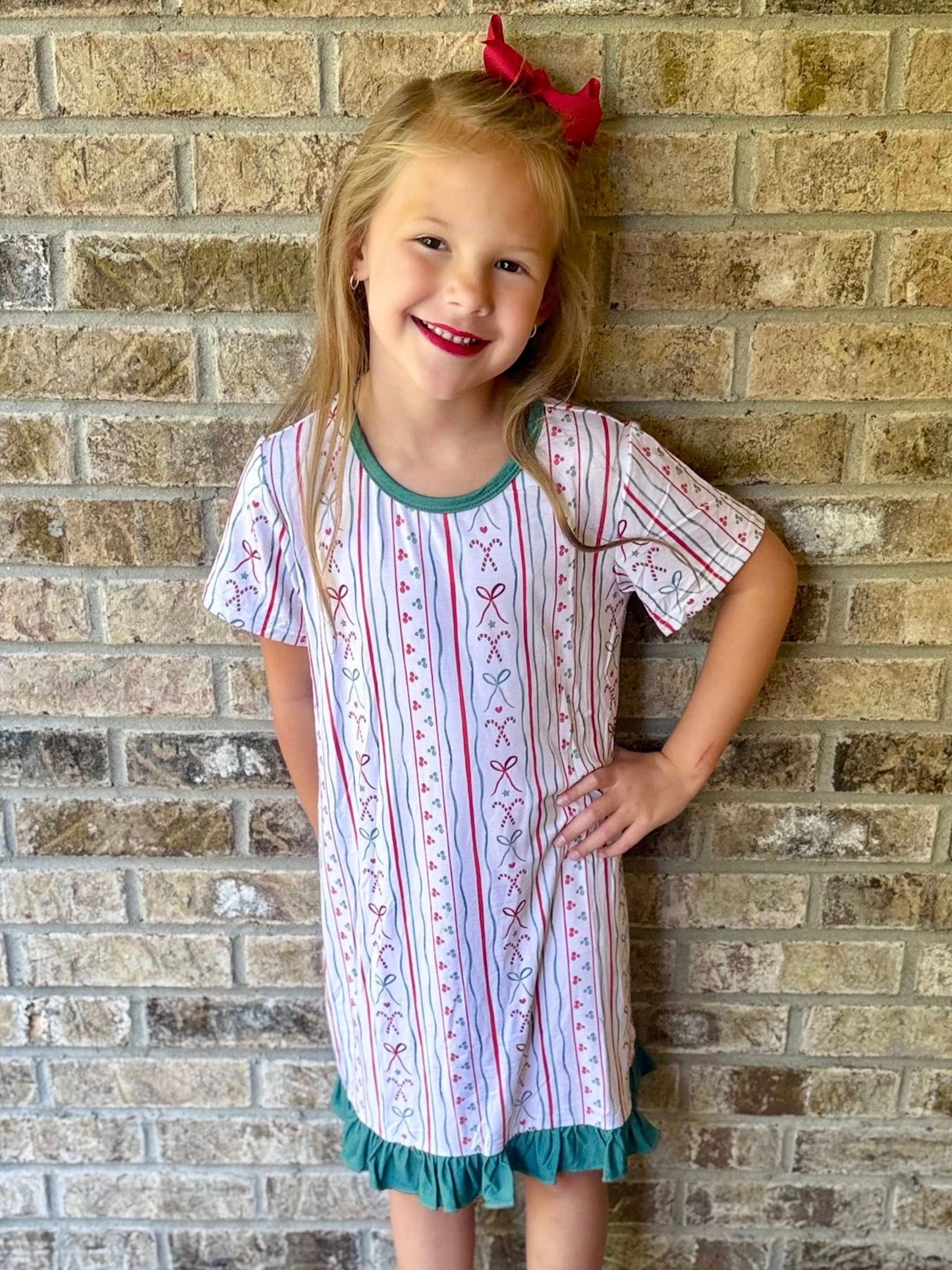 bamboo vertical Christmas gown