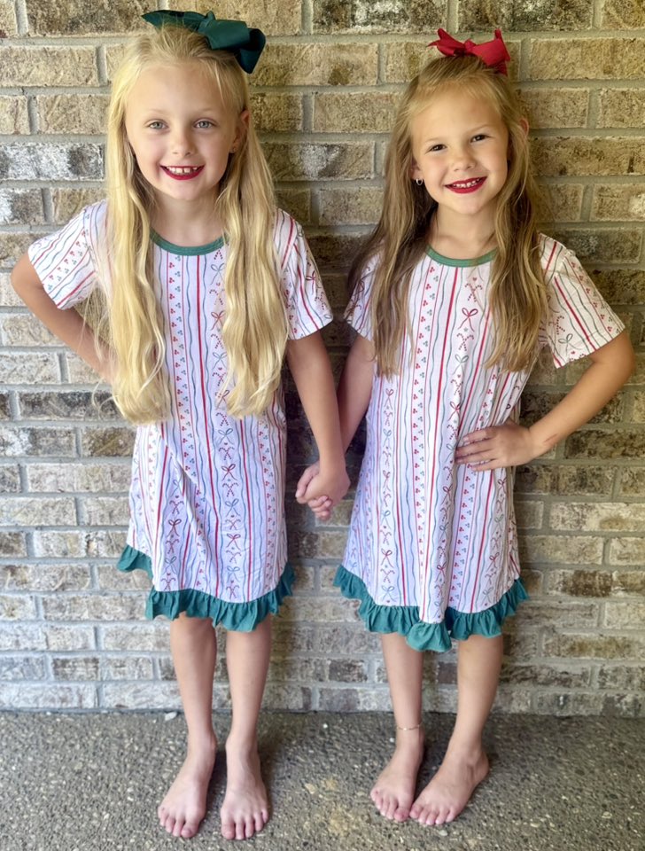 bamboo vertical Christmas gown