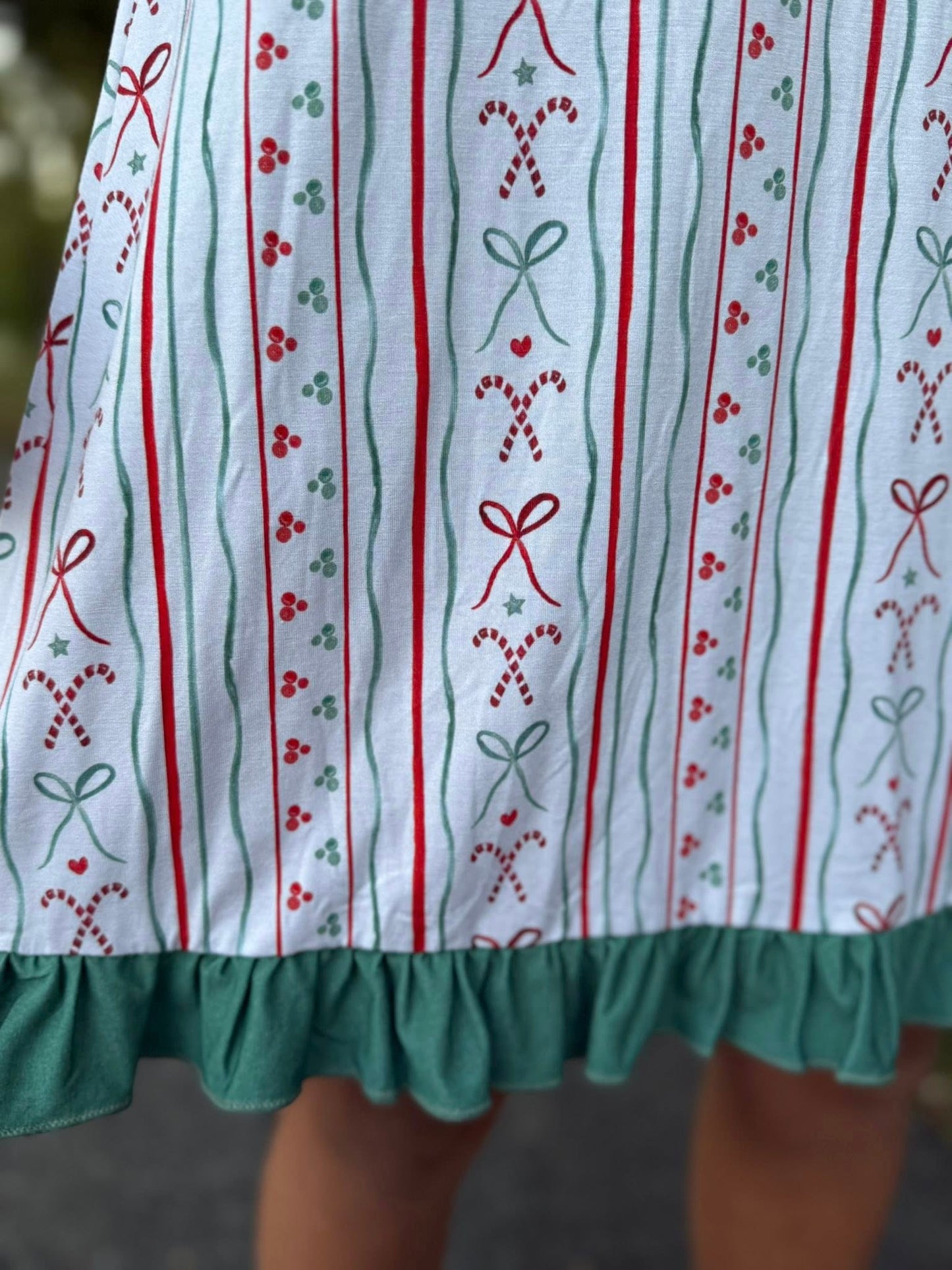 bamboo vertical Christmas gown