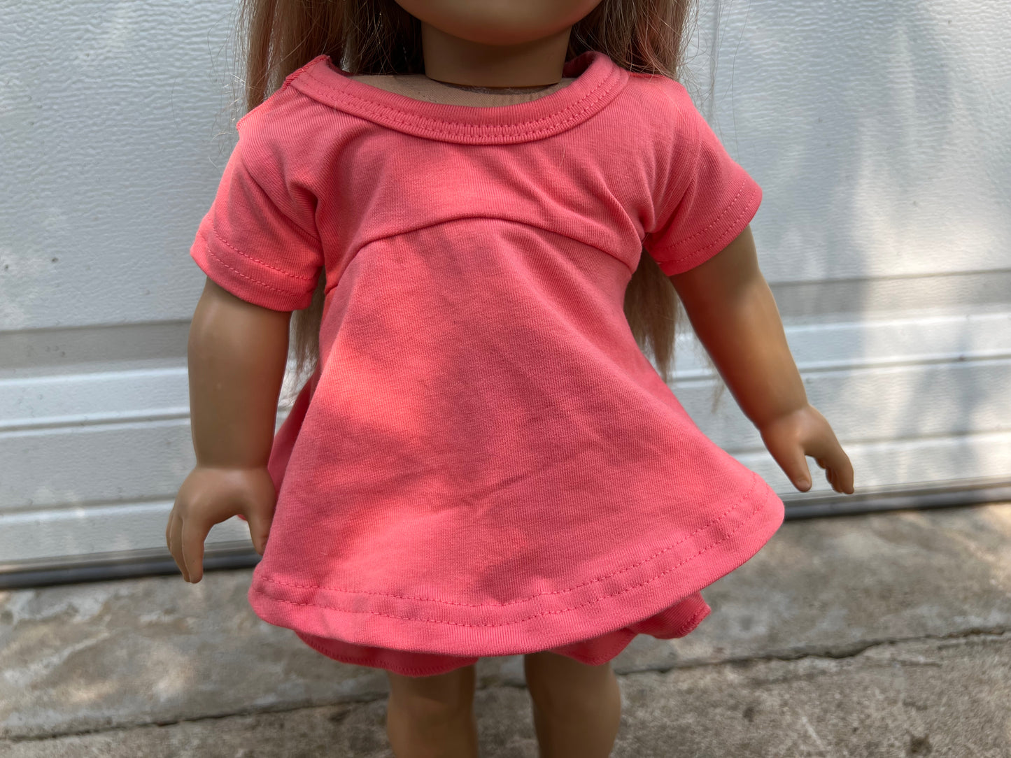 DOLL coral allie top and shorties