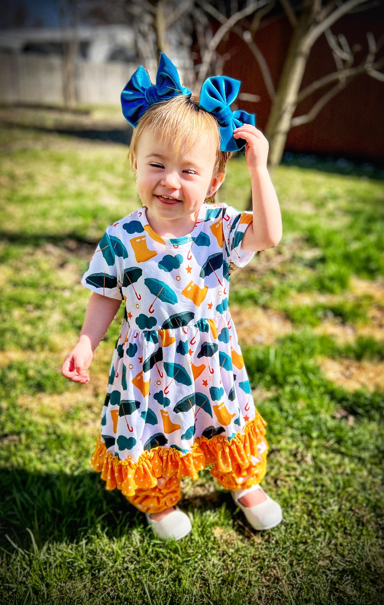 April showers ss dress