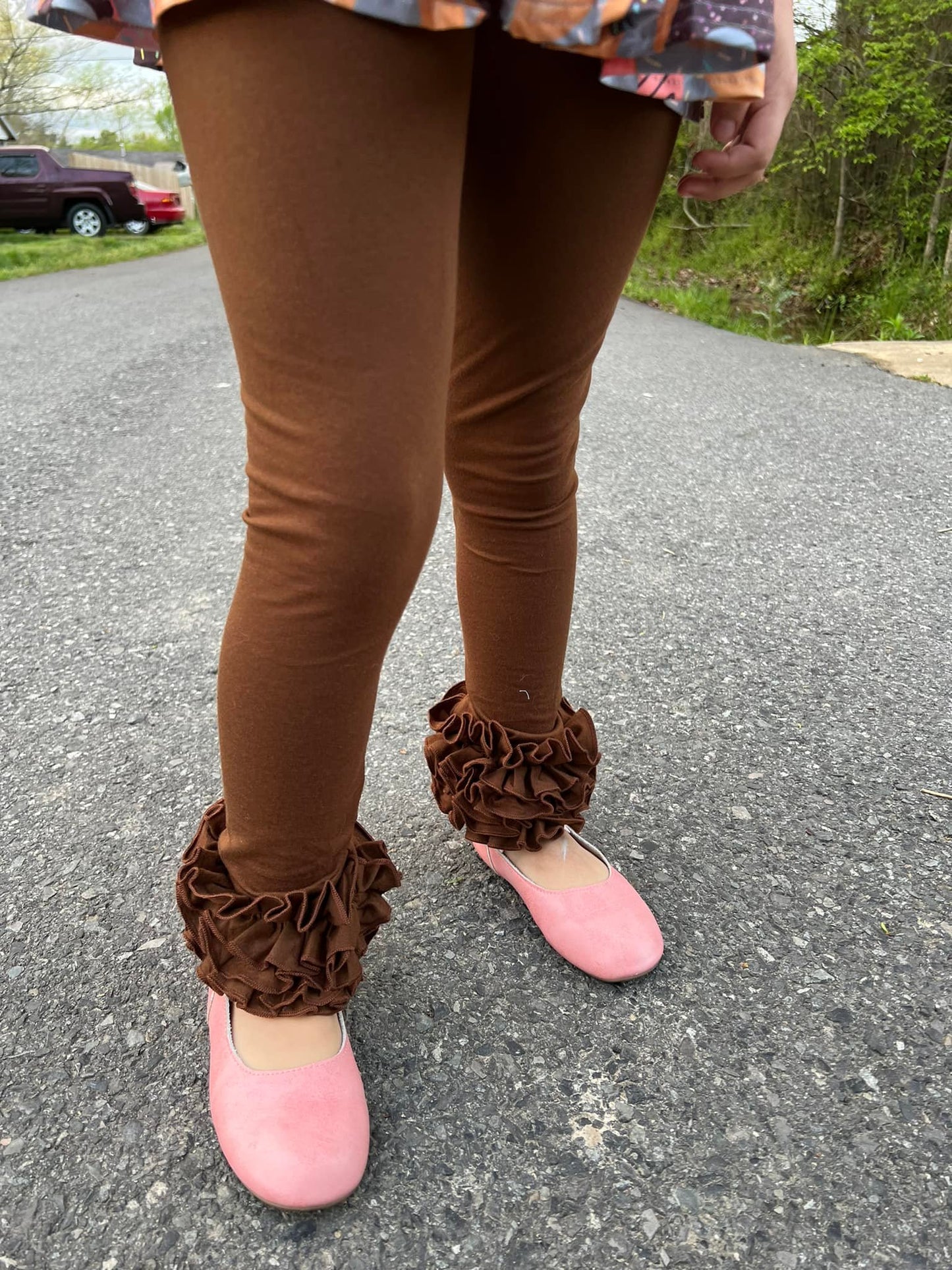 milk chocolate icing pants