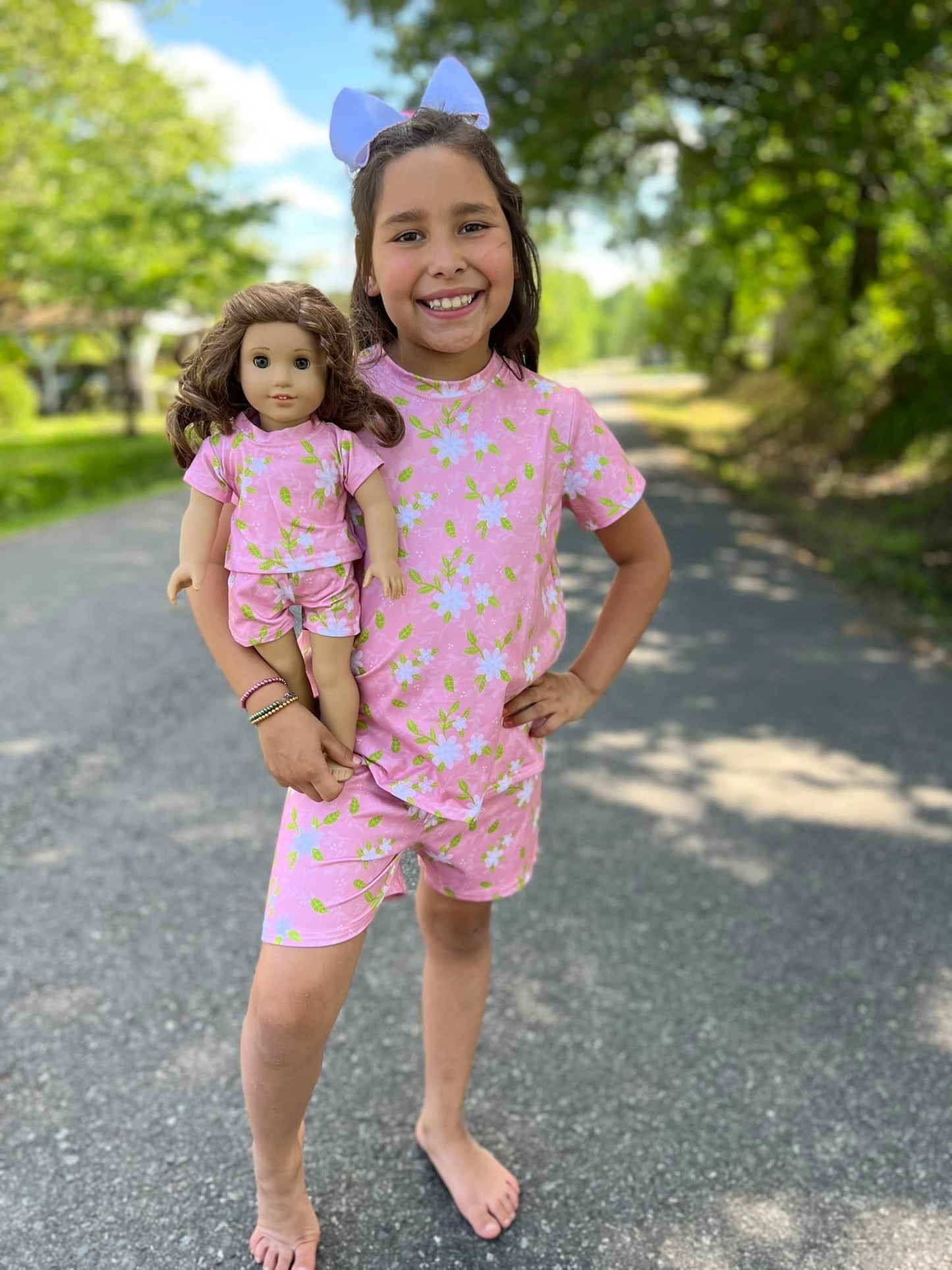 DOLL pink floral jams