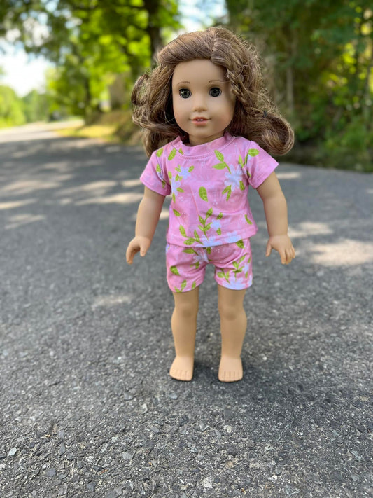 DOLL pink floral jams