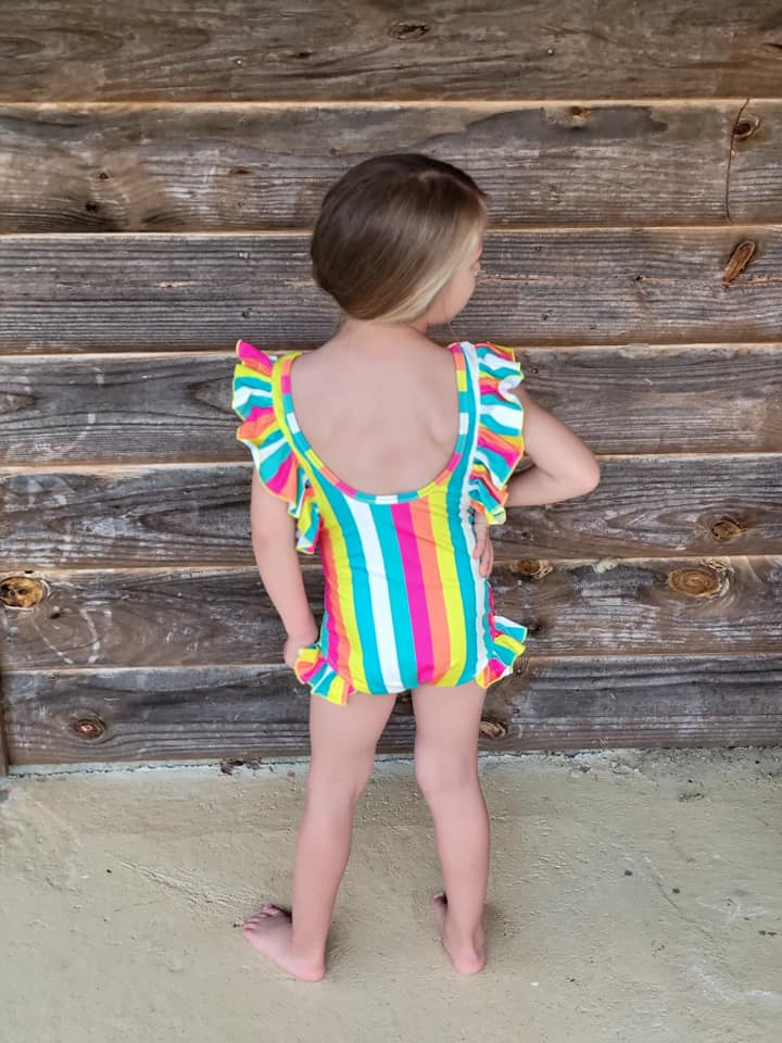 Bright Stripes Laileigh Swim