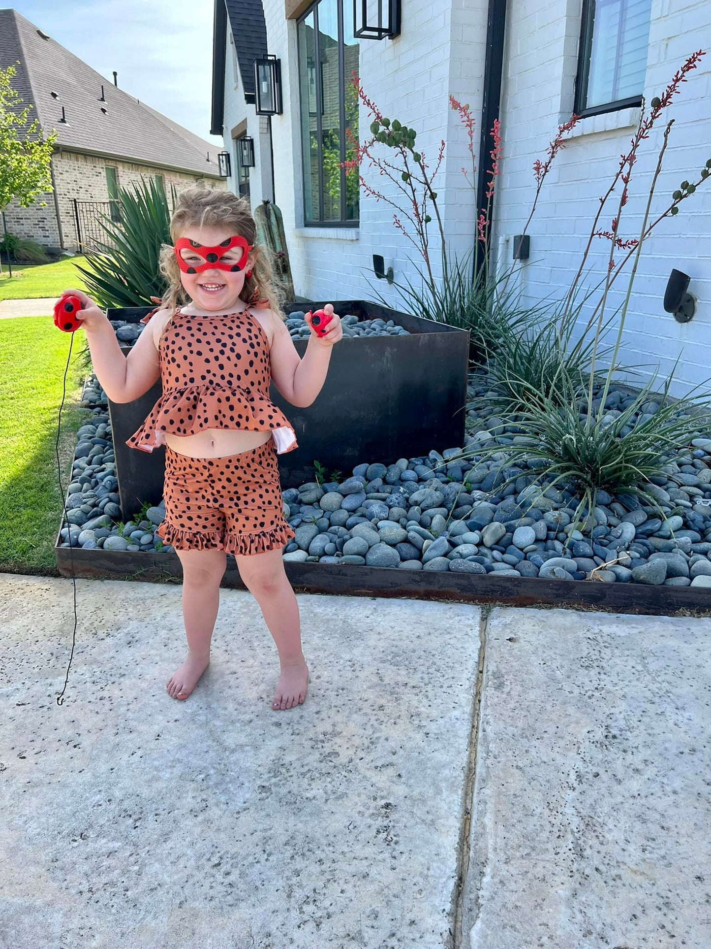 spotted leopard crop top