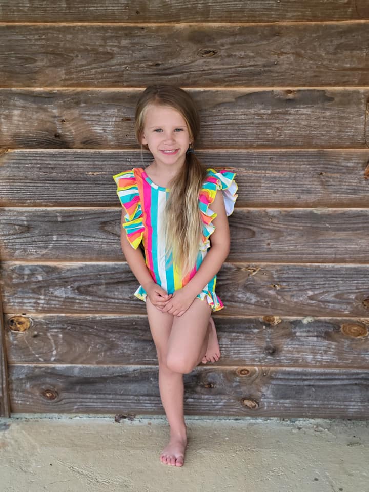 Bright Stripes Laileigh Swim