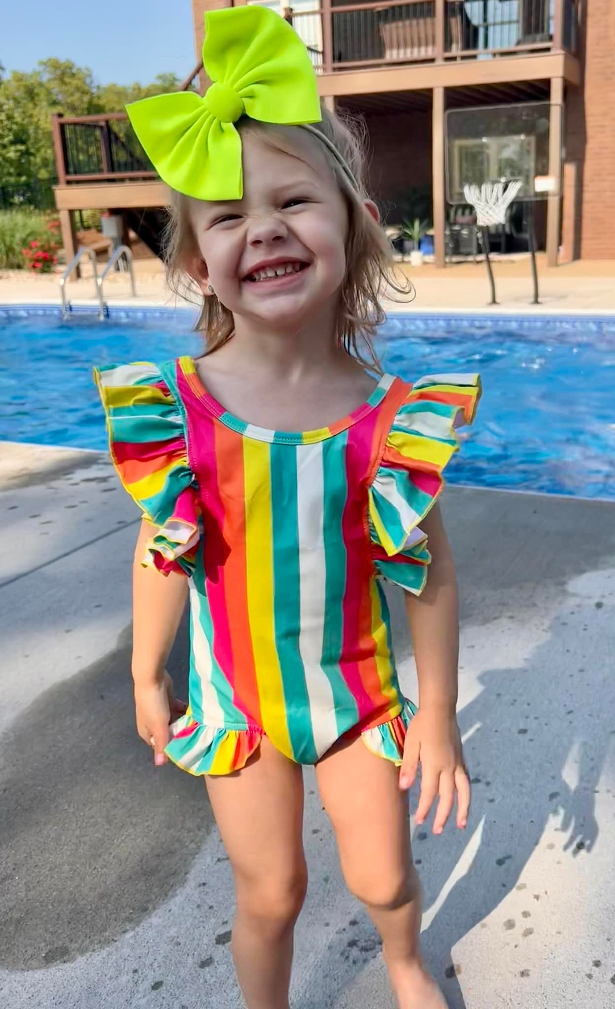 Bright Stripes Laileigh Swim