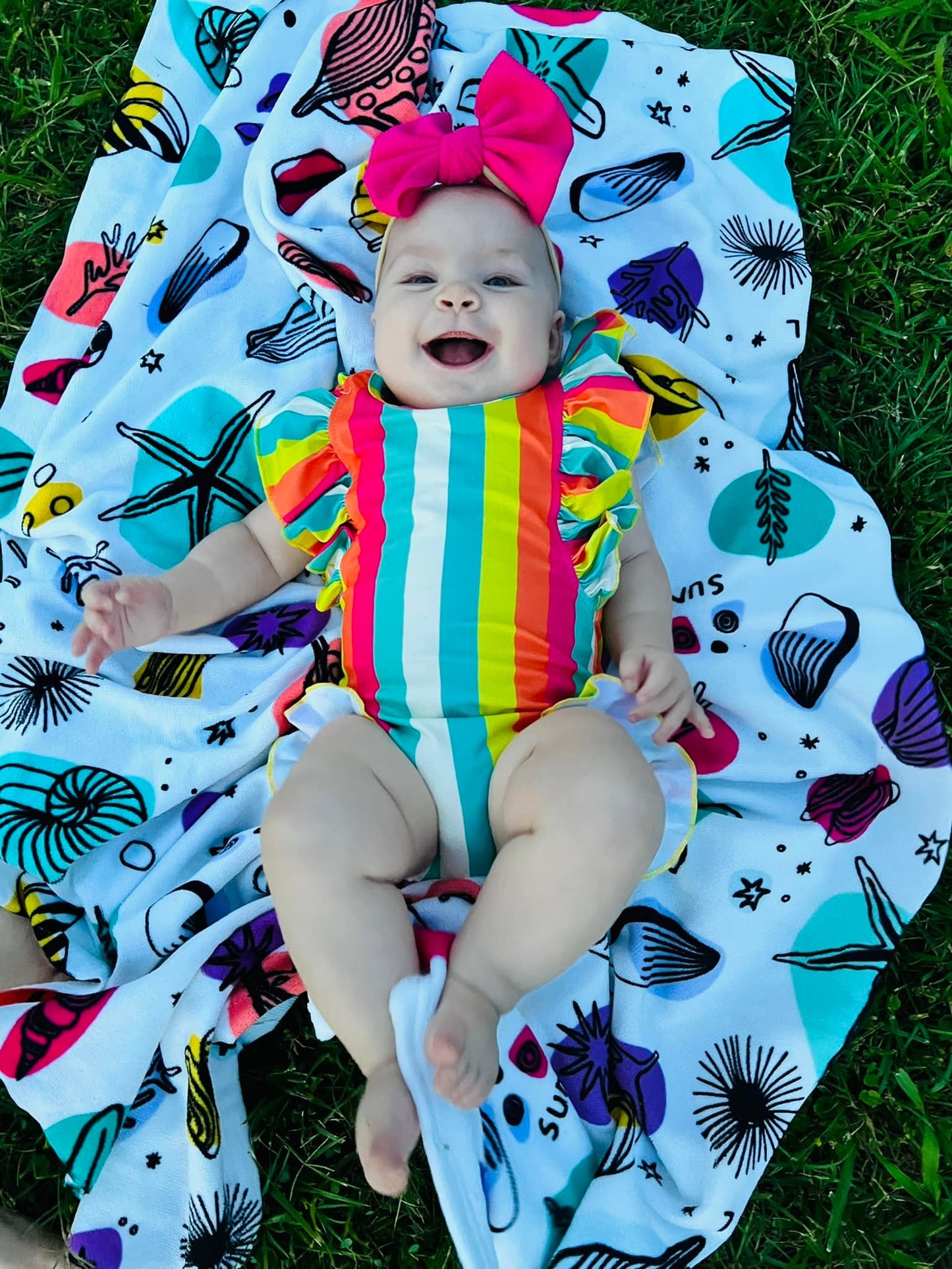 Bright Stripes Laileigh Swim