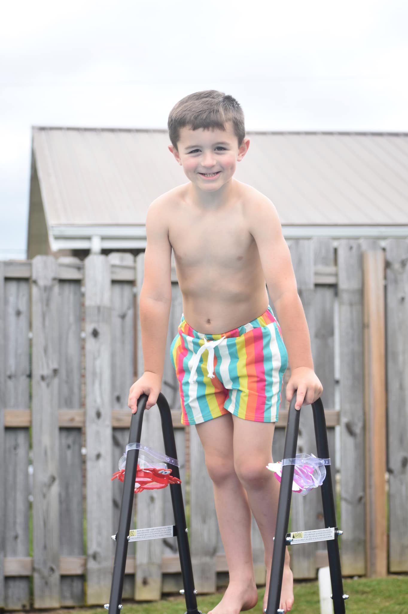 Bright Stripes Steele Trunks