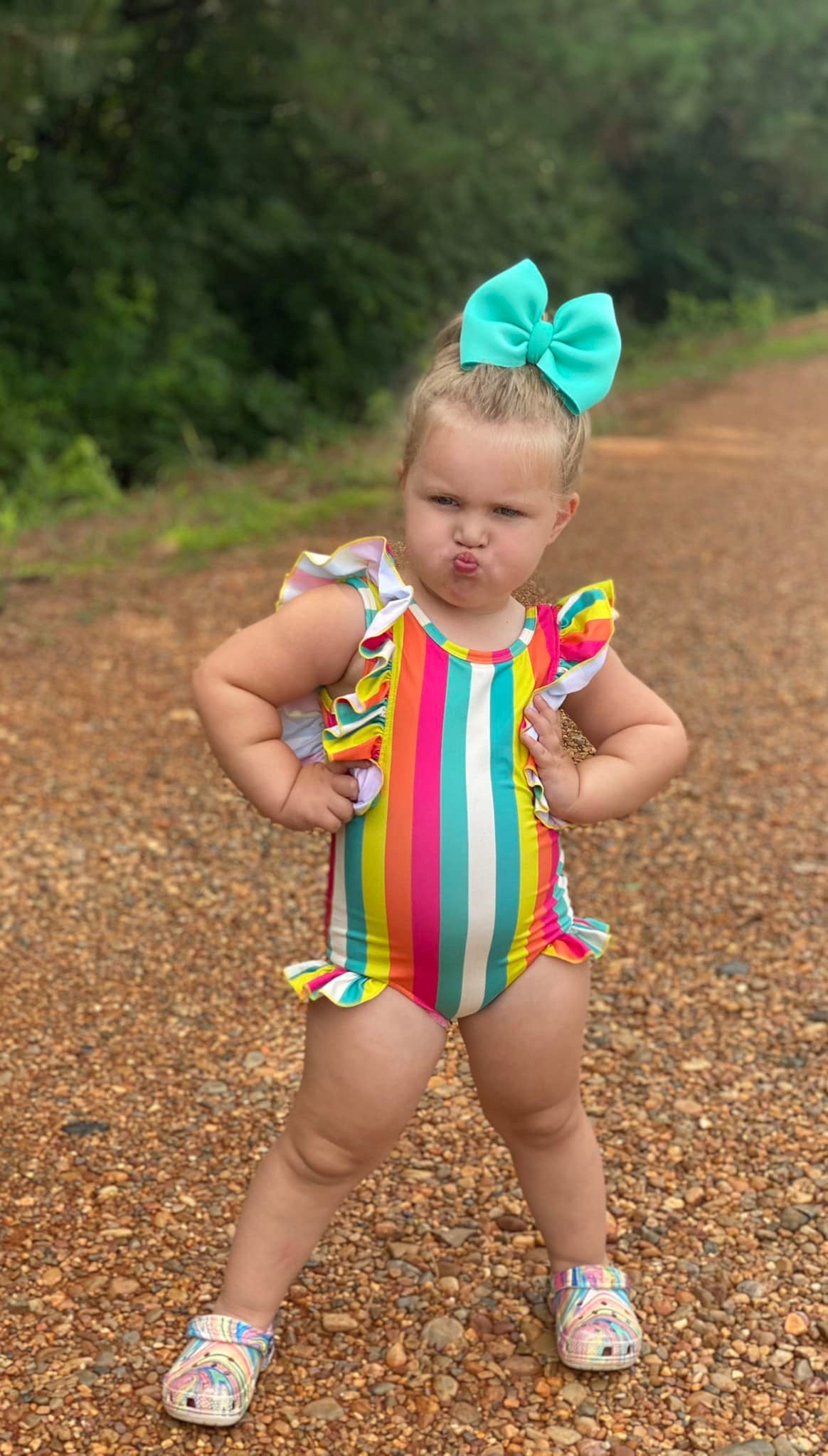 Bright Stripes Laileigh Swim