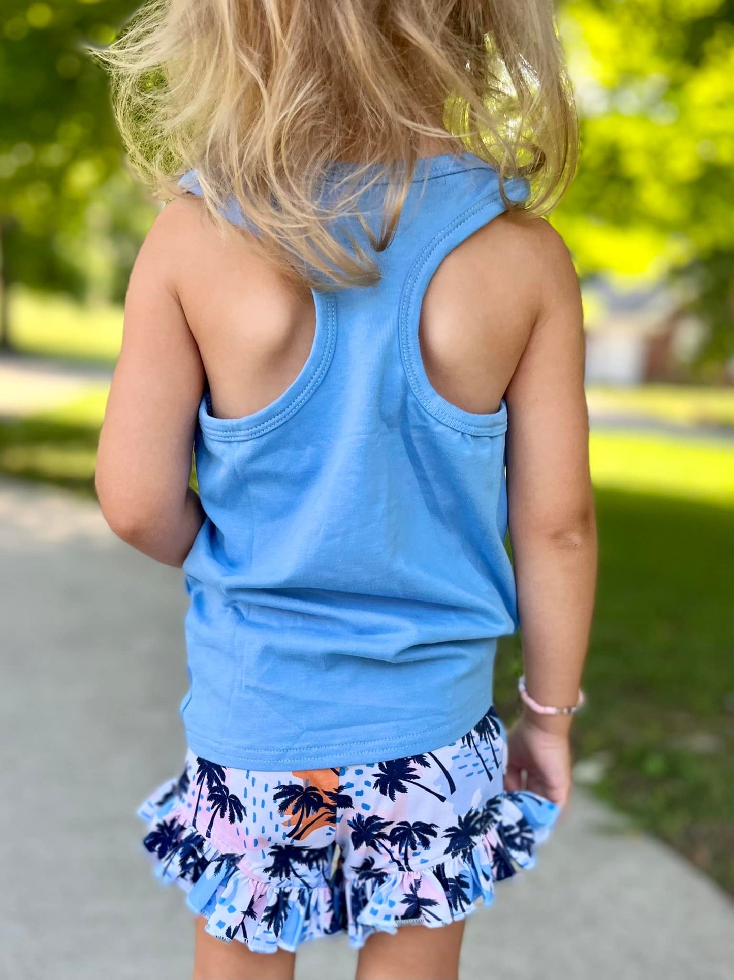 perfect periwinkle racerback top