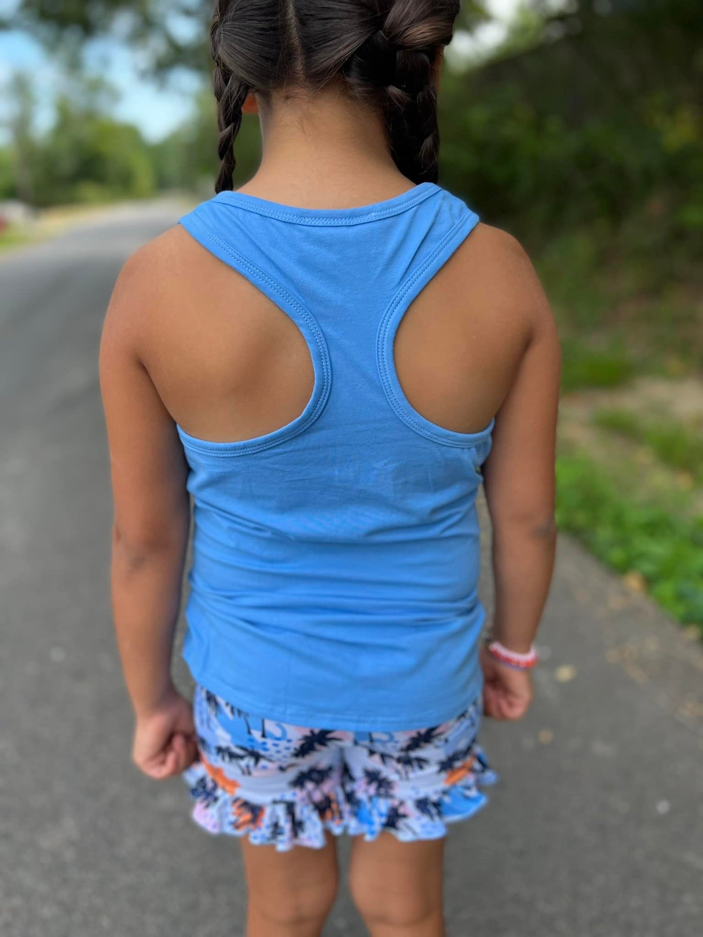 perfect periwinkle racerback top