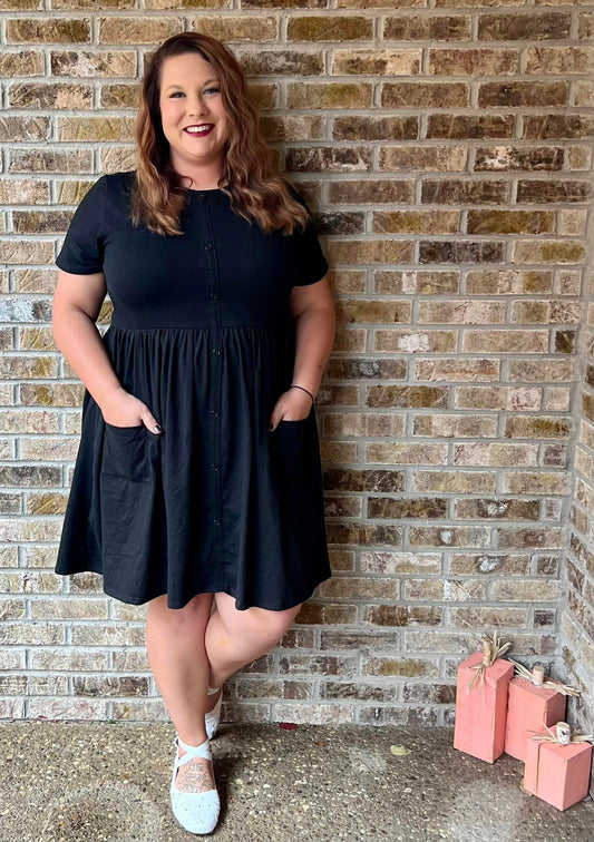 MAMA black ss tinsley dress