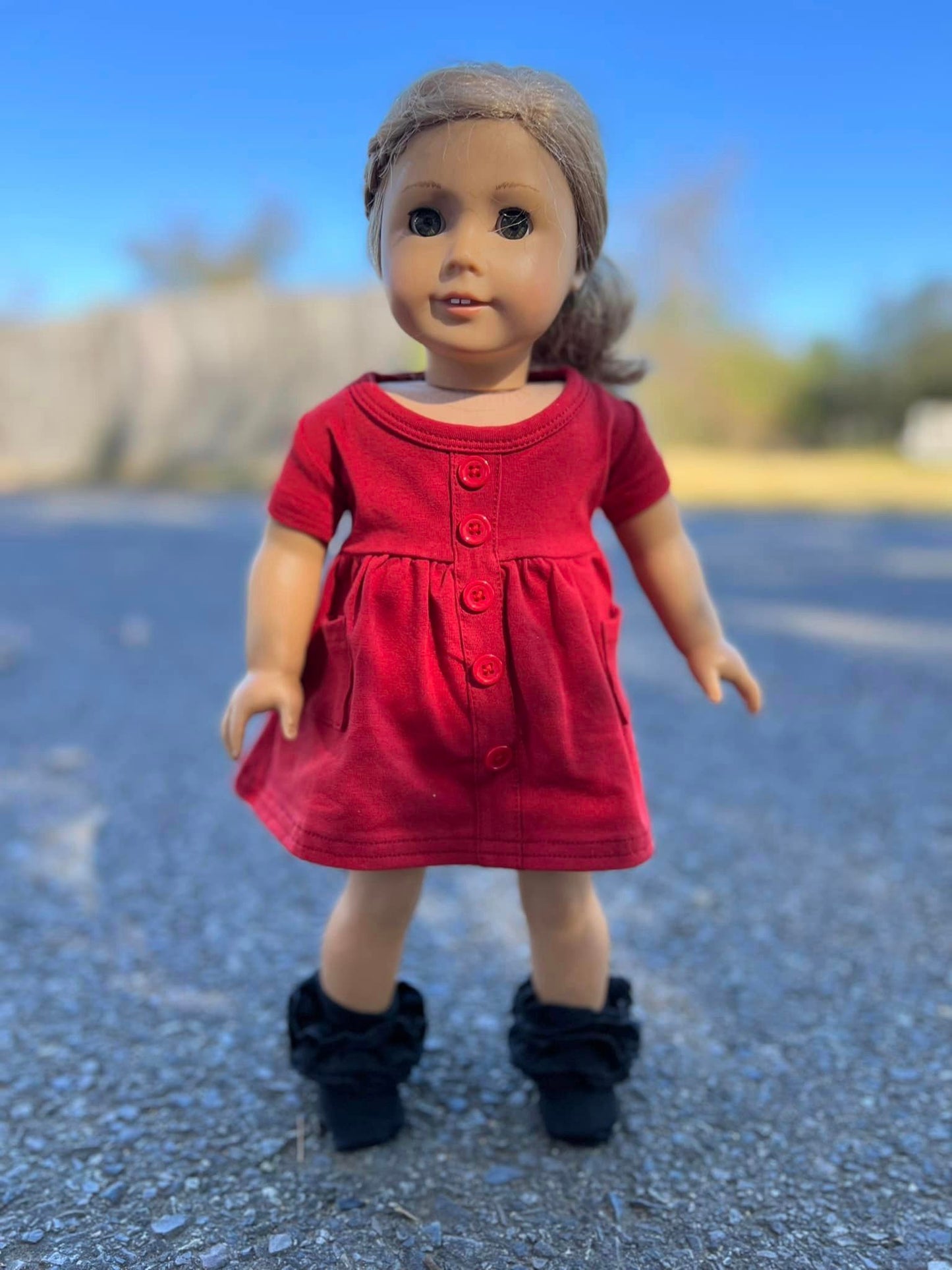 DOLL icing boot socks (maroon,black,cream and white)