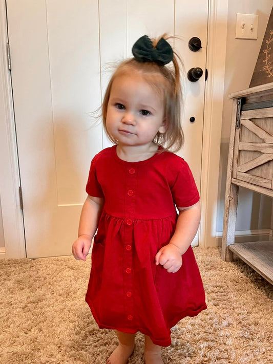 maroon ss tinsley dress