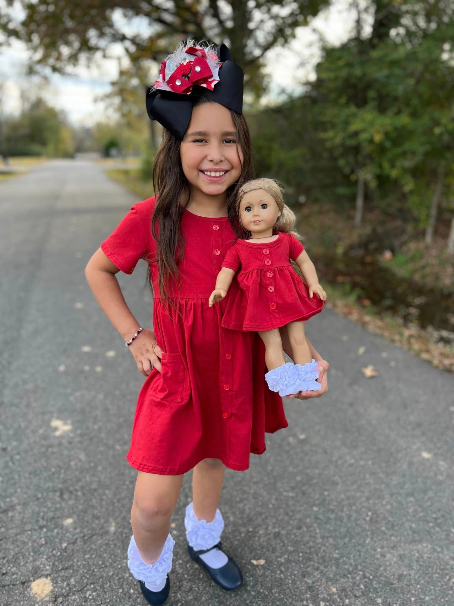 DOLL maroon ss tinsley dress