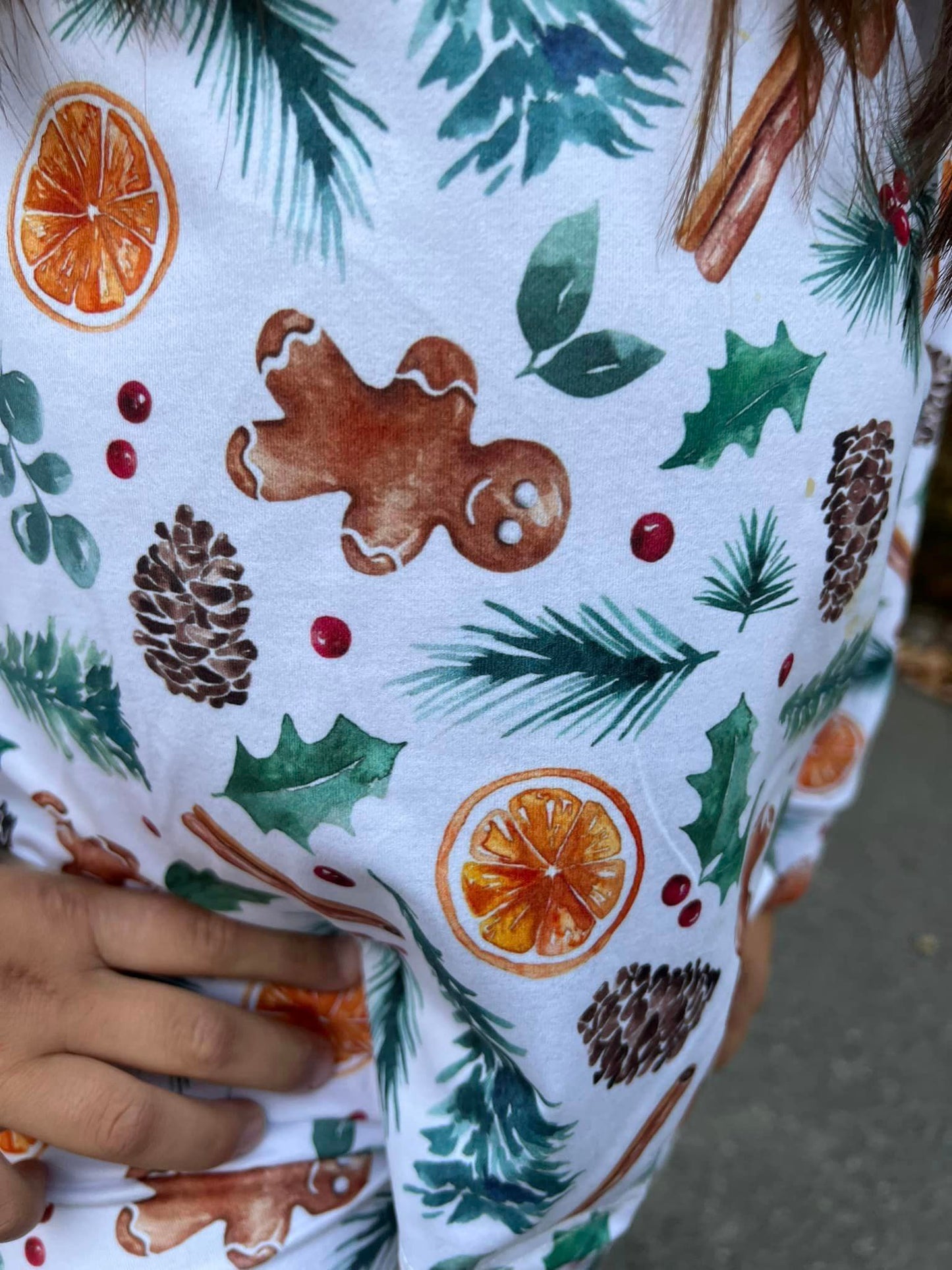 orange gingerbread jammies