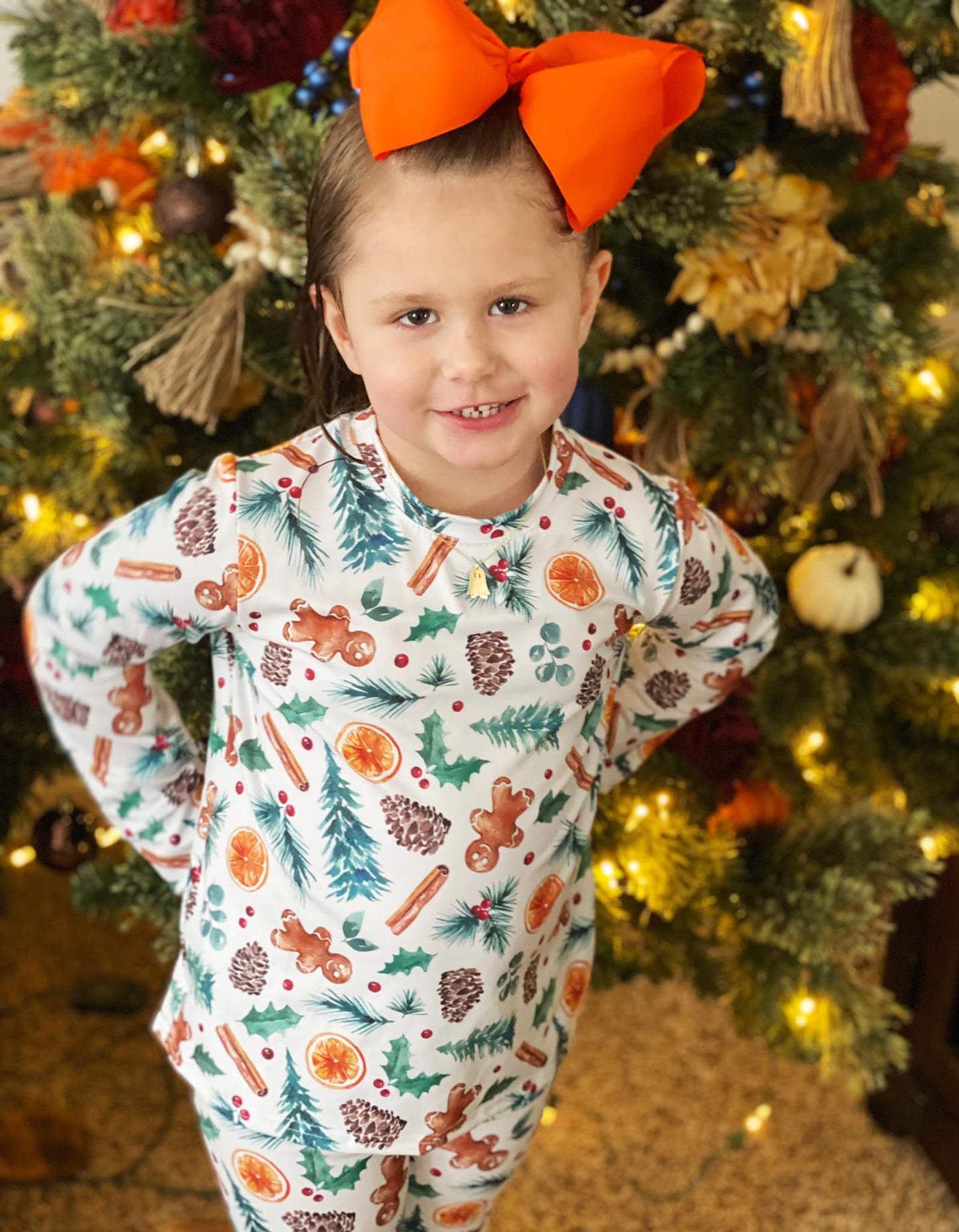 orange gingerbread jammies