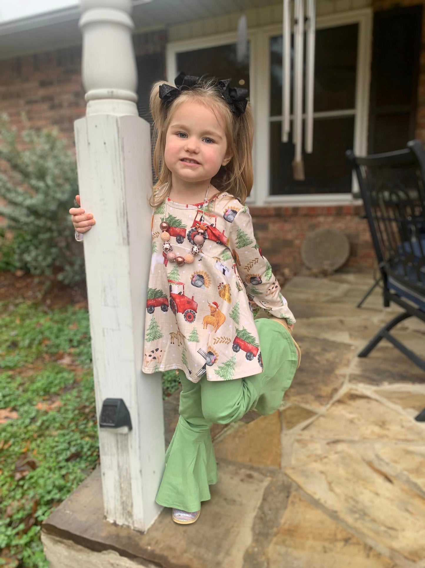 olive green extra wide bells