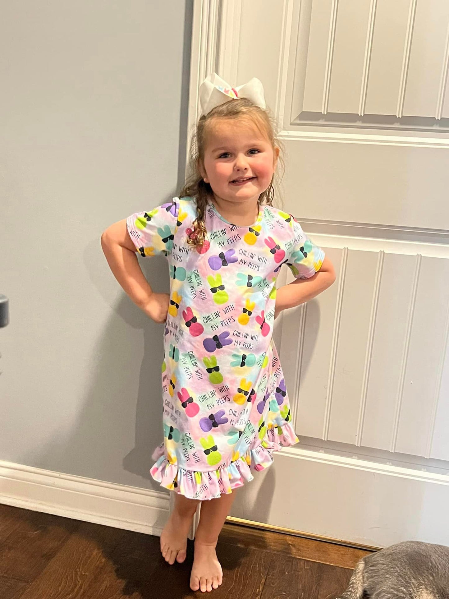 peeps gown (3m-12, adult small)