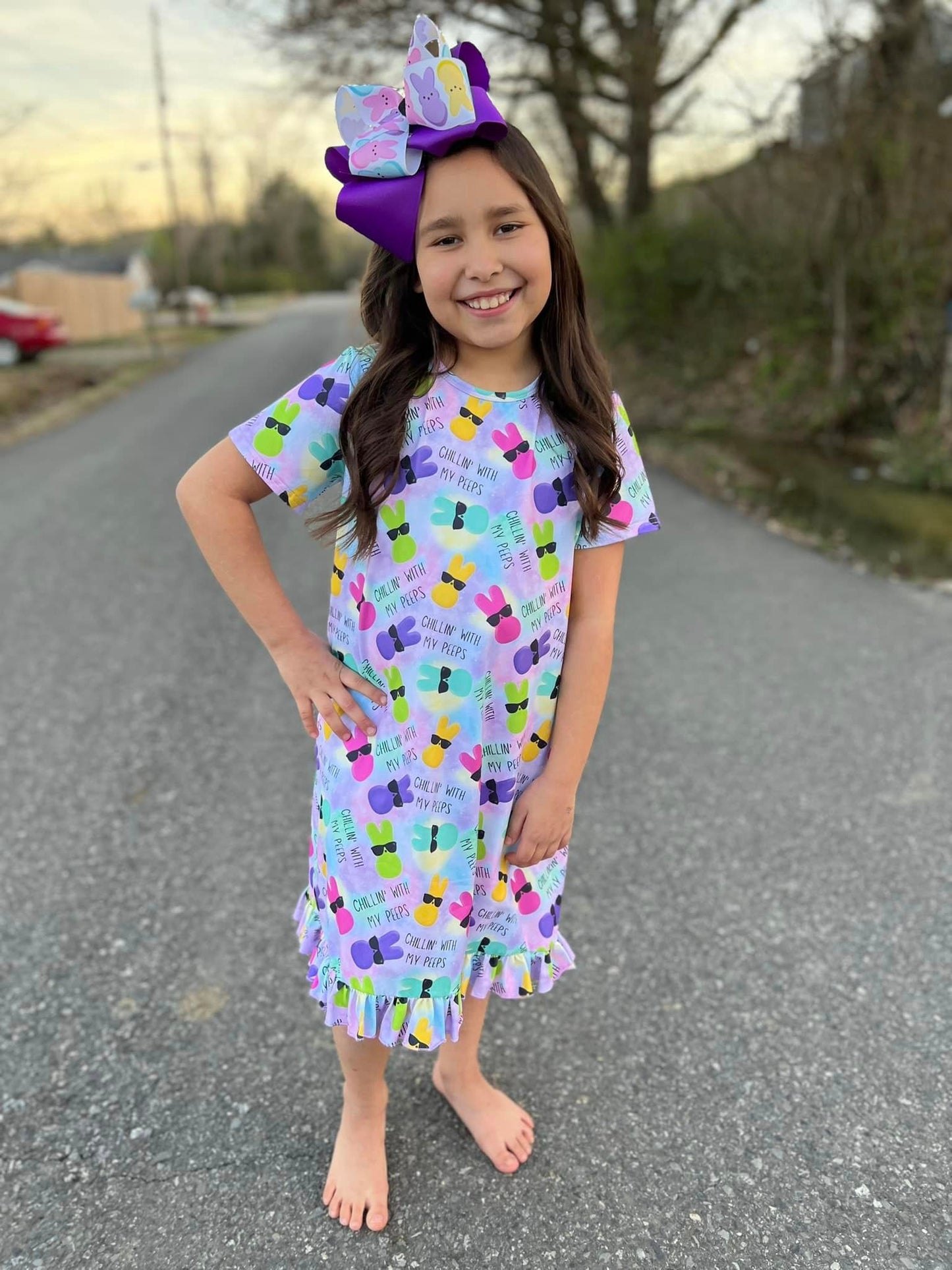 peeps gown (3m-12, adult small)