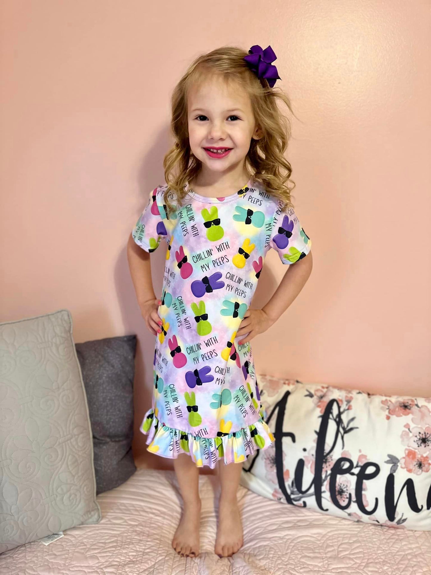 peeps gown (3m-12, adult small)