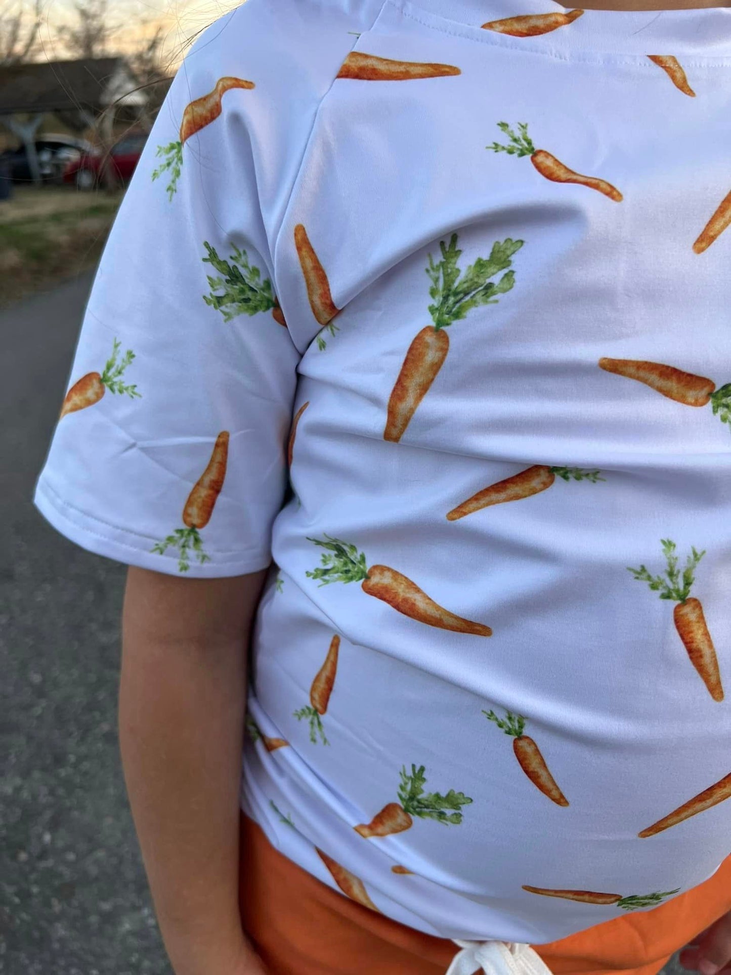 carrot raglan tee