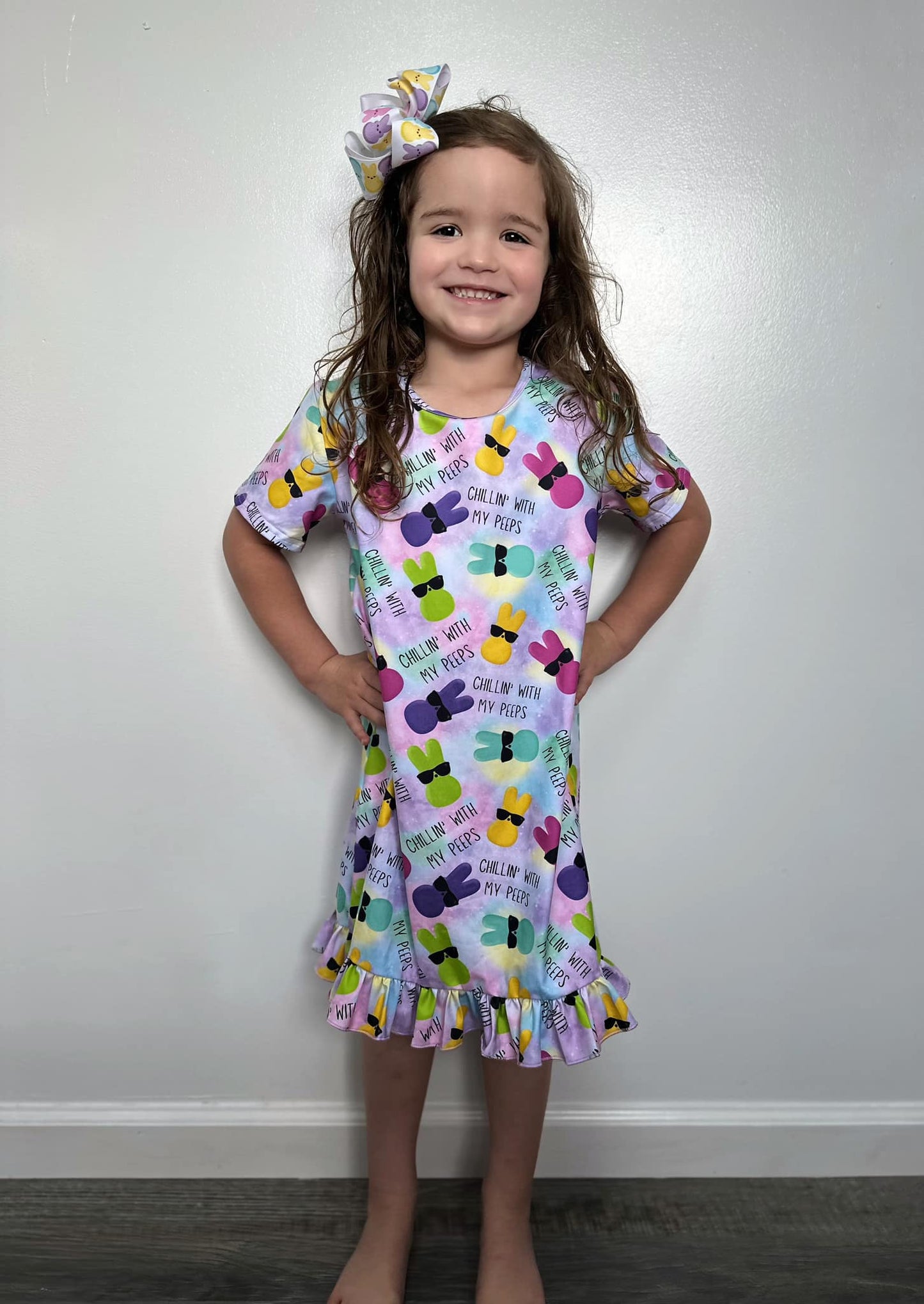 peeps gown (3m-12, adult small)