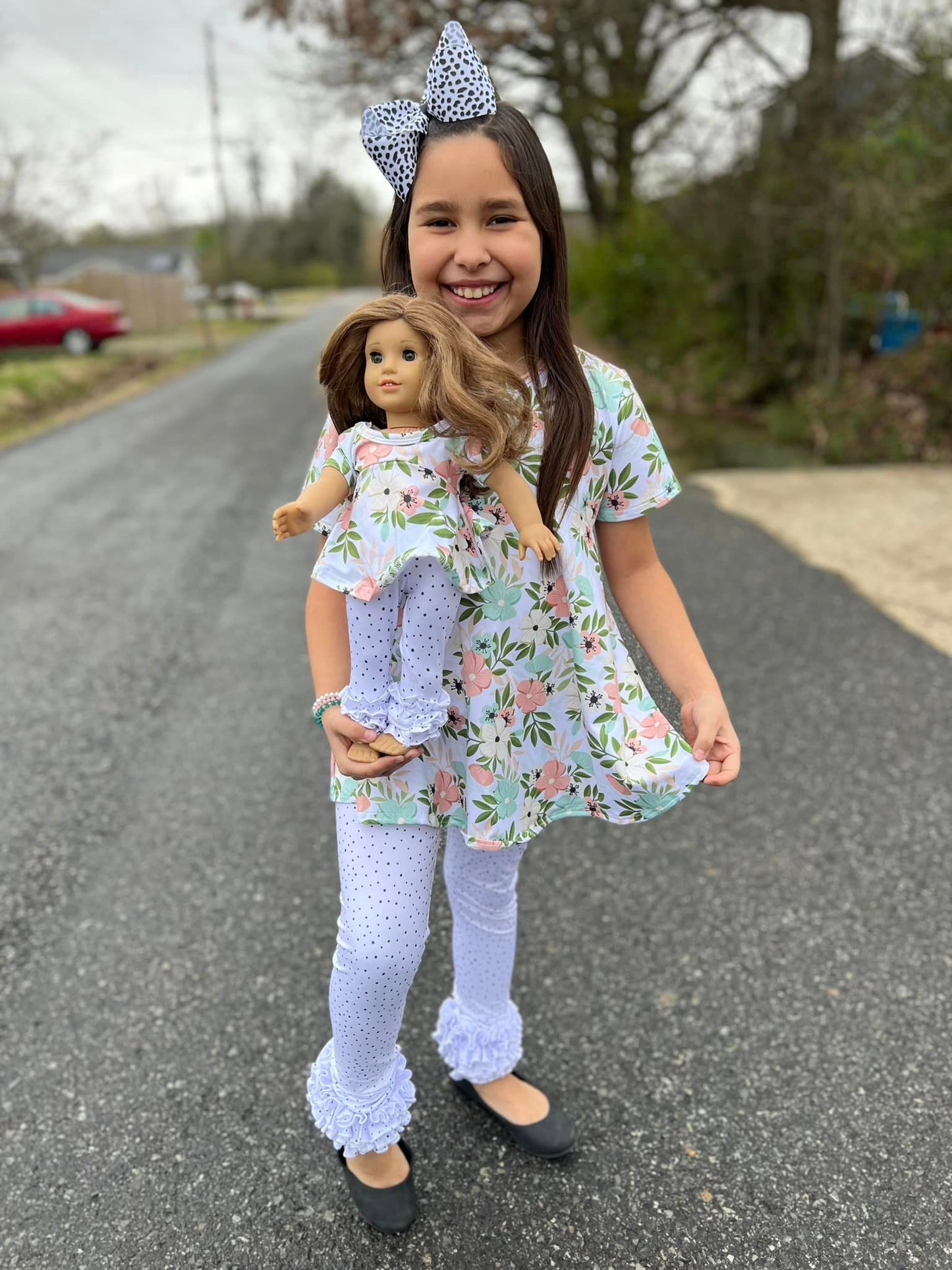 DOLL floral allie and polka dot icings