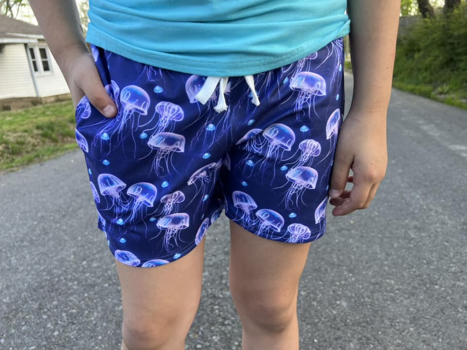 neon jellyfish steele shorts