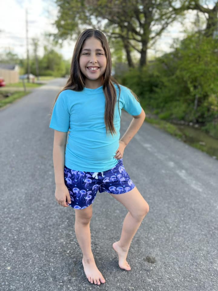 neon jellyfish steele shorts